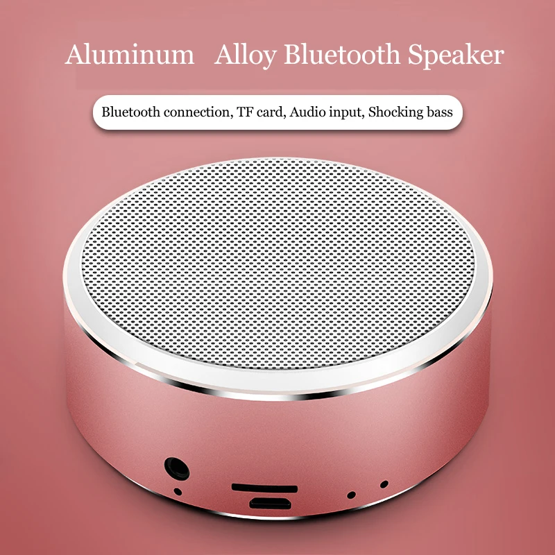 A8 музыкальный плеер Металлический портативный Bluetooth динамик Boombox