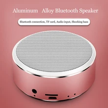 A8 Music Player Box Metal Portable Bluetooth Speaker Boombox Loudspeaker USB Charging Wireless Boombox Indoor 800mAh Battery printio boombox