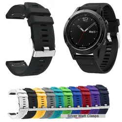 Замена силиконовый ремешок запястье для Garmin Fenix5 Fenix 5 Garmin Forerunner 935 gps часы Quick Release ремешки