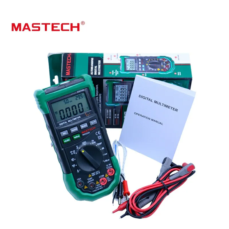 Aliexpress.com : Buy MASTECH MS8229 Digital Multimeter Auto Range 5 in ...