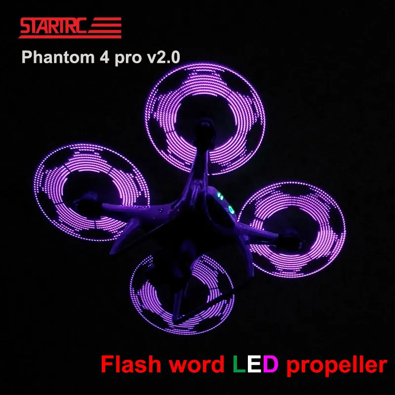 

STARTRC DJI Mavic 2 pro LED Flash Word Propeller can programmable pattern paddle Quick-Releas For DJI Mavic 2 zoom Drone parts