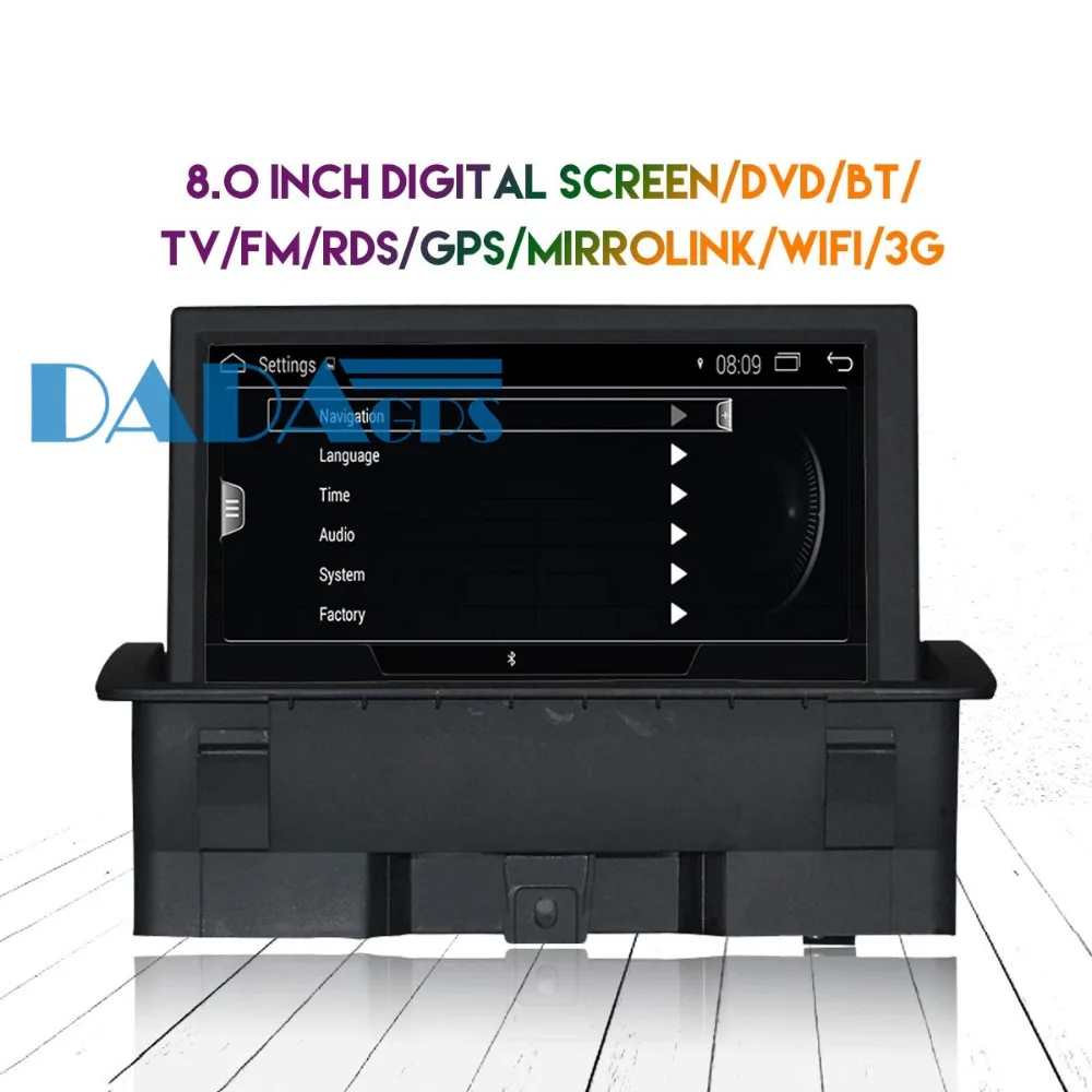 Sale Android Car DVD Player GPS Radio For Audi A1 Q3 2010 2011 2012 2013 2014 2015 Car Stereo Audio Video Multmedia Bluetooth Satnav 1