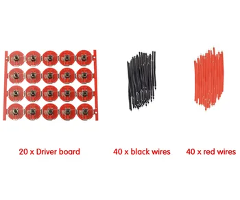 

20mm headlight lamp driver 4.2V 3.7V LED led USB bike light motorcycle driver circuit board DIY ( pack of 20pcs )