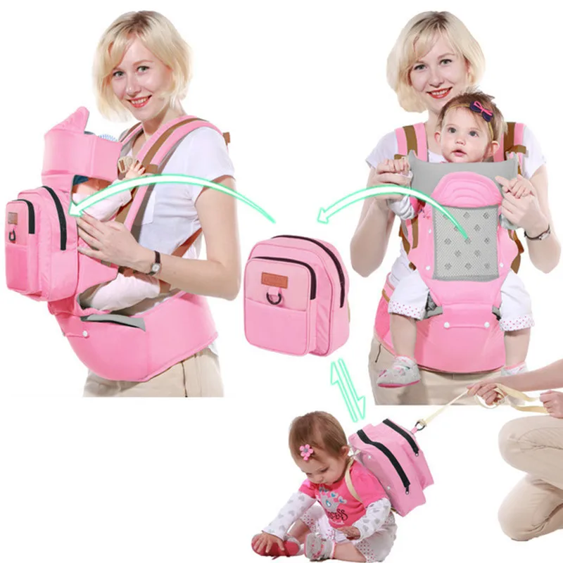 

Baby Carrier 10 In 1 Multifunction Toddler Backpack Sling Kids Hip Seat Newborns Kangaroo Hipseat With Diaper Bag Loading 20kg