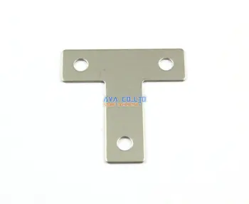 

32 Pieces 40*40mm Stainless Steel T Shape Flat Corner Brace Bracket