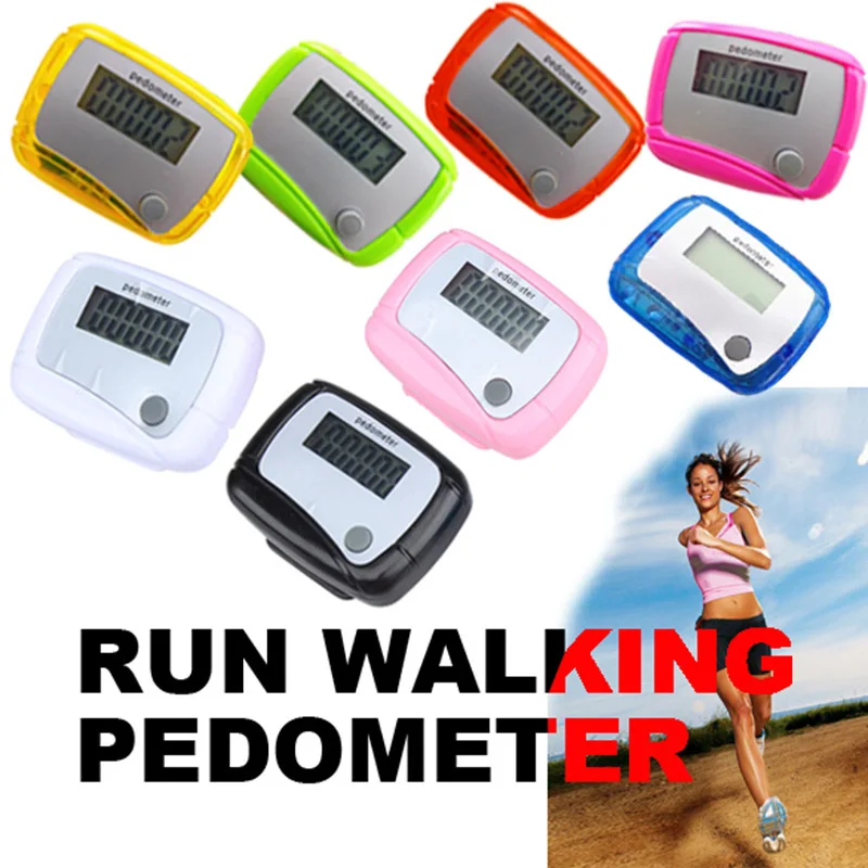 

1Pc Step Counter Run Walking Pedometer Distance Calorie Walk Calculator Random Color ZJ55