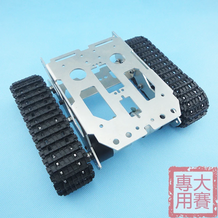 

Metal Aluminum Alloy Robot tank chassis 37 motor strong power SK9