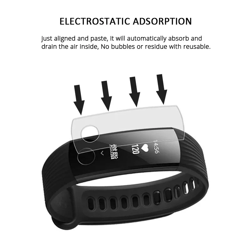 Мягкая защитная пленка из ТПУ для Huawei Honor 3 Youth Watch экрана Band 5 шт.|Смарт-аксессуары| |