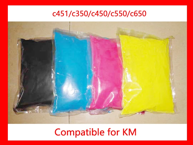 

Color toner powder compatible for Konica Minolta Bizhub c451/c350/c450/c550/c650 Free Shipping DHL FEDEX