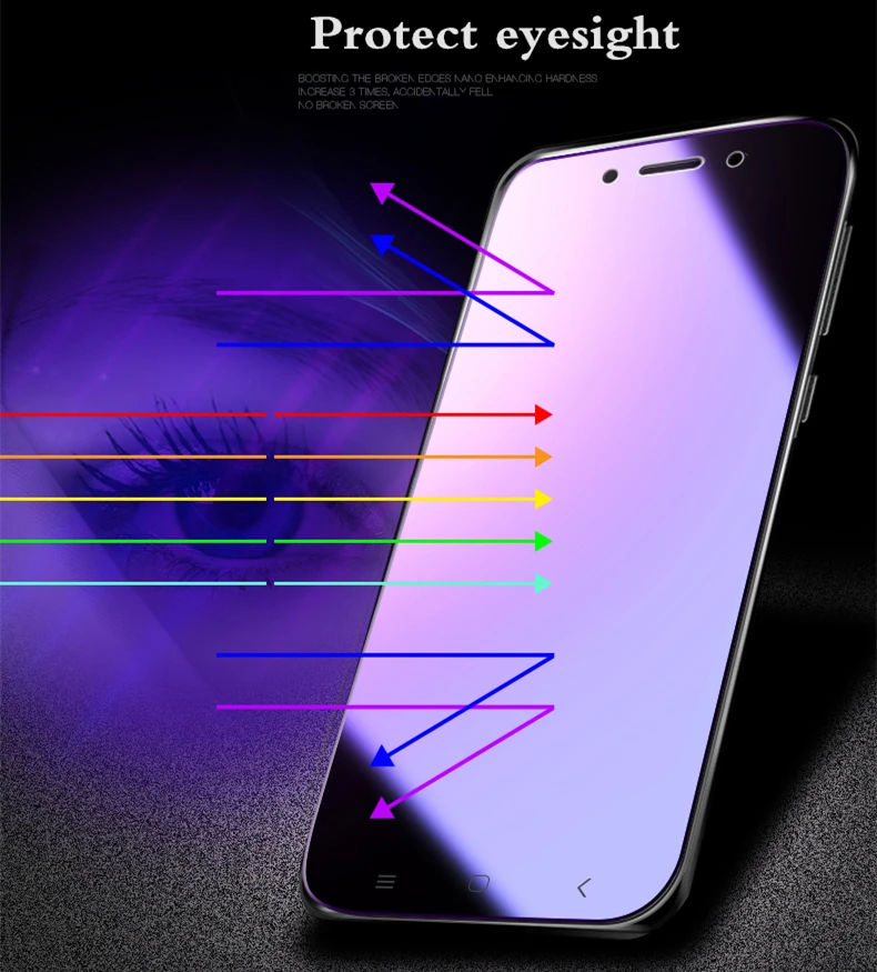 2 قطعة/الوحدة كامل الزجاج المقسى ل xiaomi mi max 2 3 برو واقي للشاشة 0.26 مللي متر 9 H مكافحة بلو راي زجاج عليه طبقة غشاء رقيقة ل xiaomi mi max 3