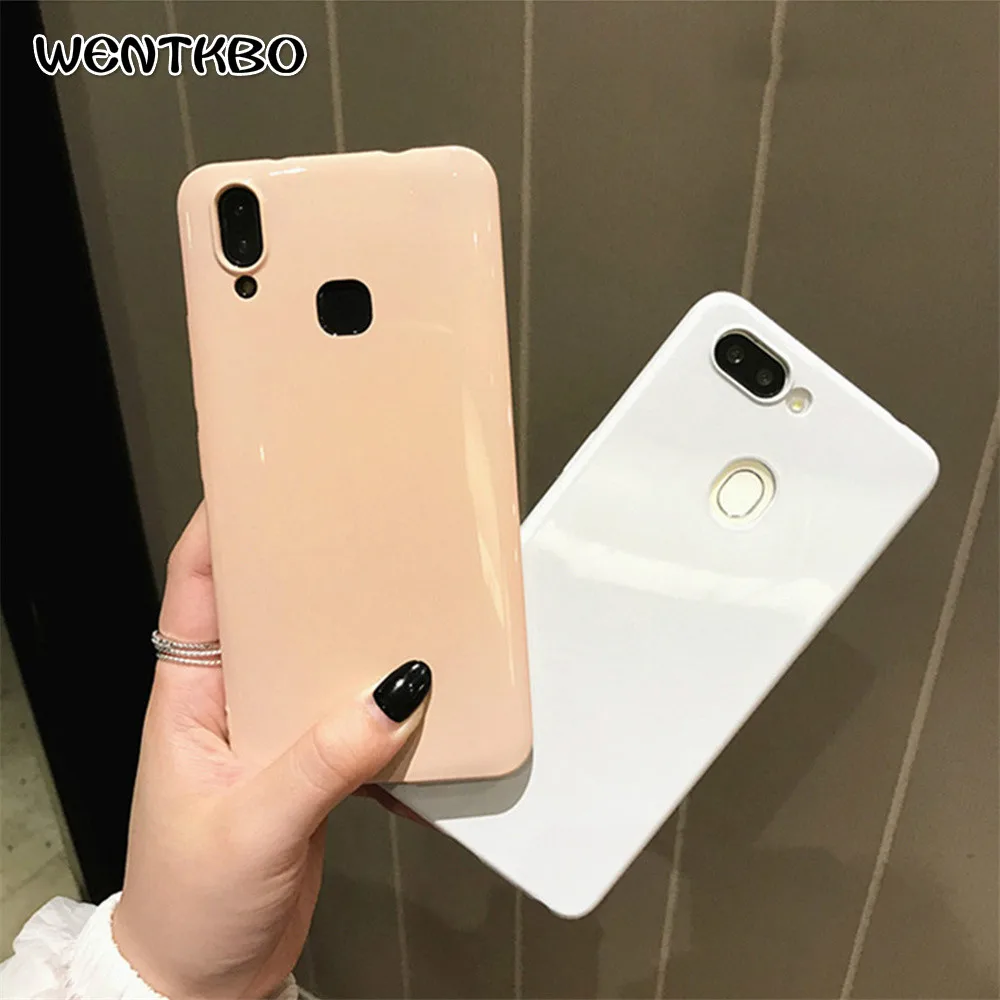 

Ultra-thin Candy Color Case For OPPO R9 R9s R11 R11s R15 R17 Pro A57 A59 A77 A3 A5 F3 F5 Bling Glitter Silicon Soft Phone Cases