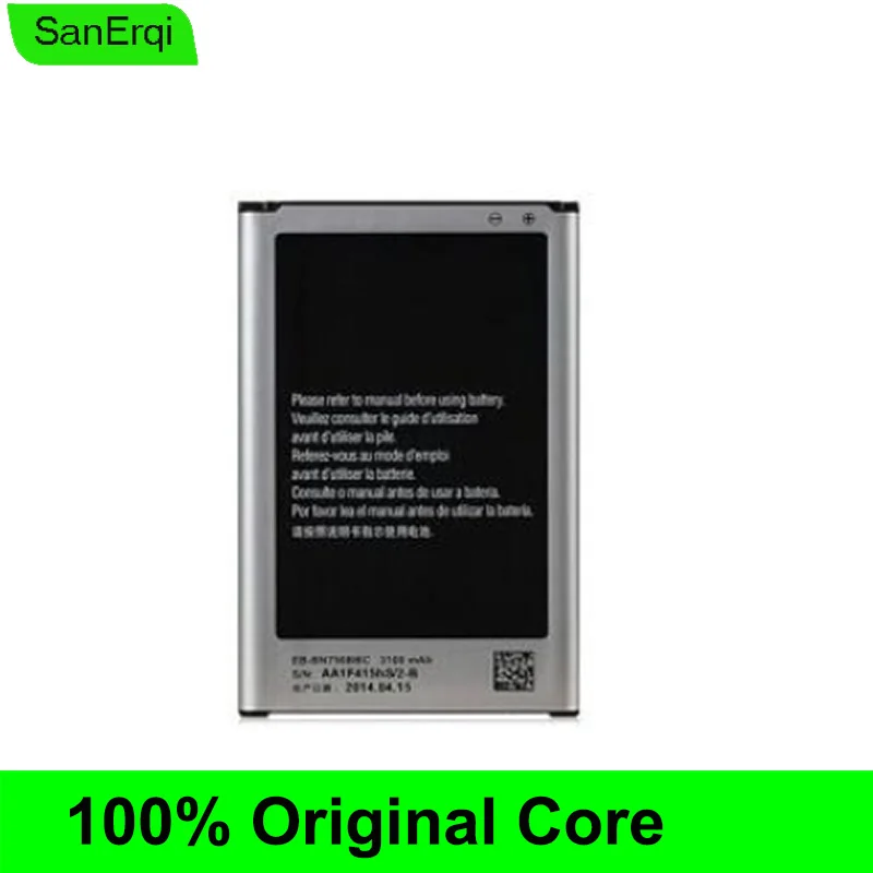 Для samsung Galaxy Note 3 N900 N9006 N9005 N9000 Батарея B800BU B800BC B800BE 3200 мАч SanErqi