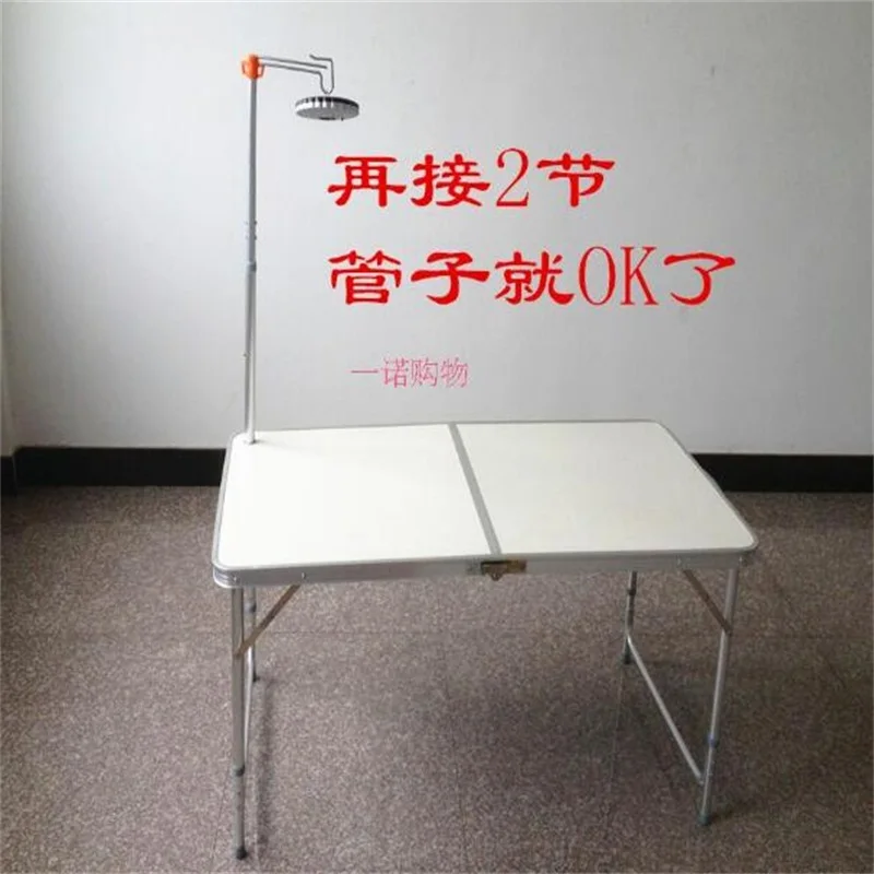 120 60CM Portable Folding Table Aluminium Alloy Beach Table Adjustable Camping Table Outdoor Picnic Table With