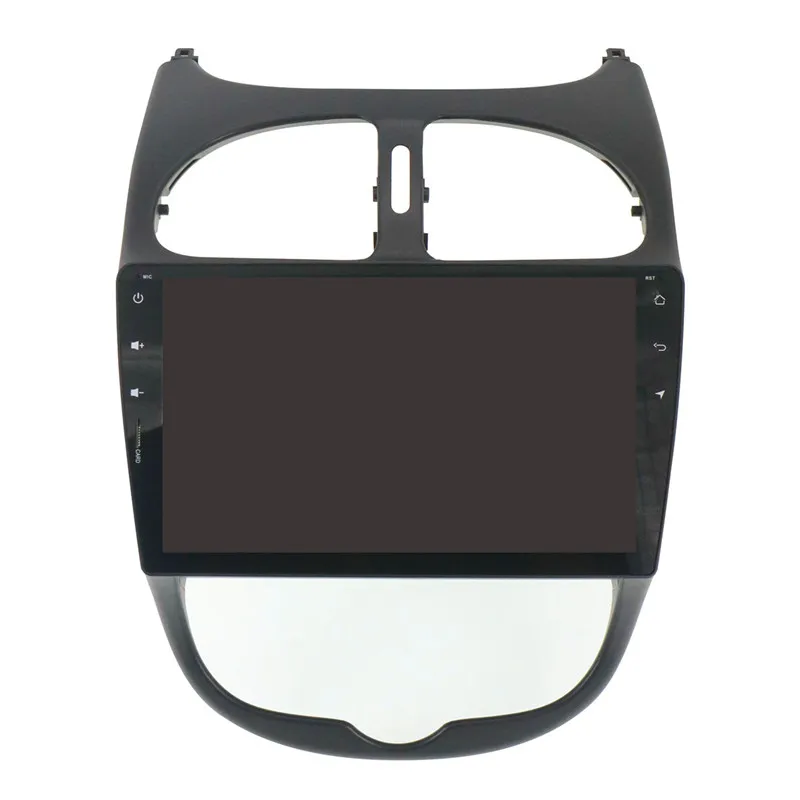 Best Aotsr Android 8.1 GPS navigation Car DVD Player For Peugeot 206 2000-2016  multimedia 2 din radio recorder navigation 5