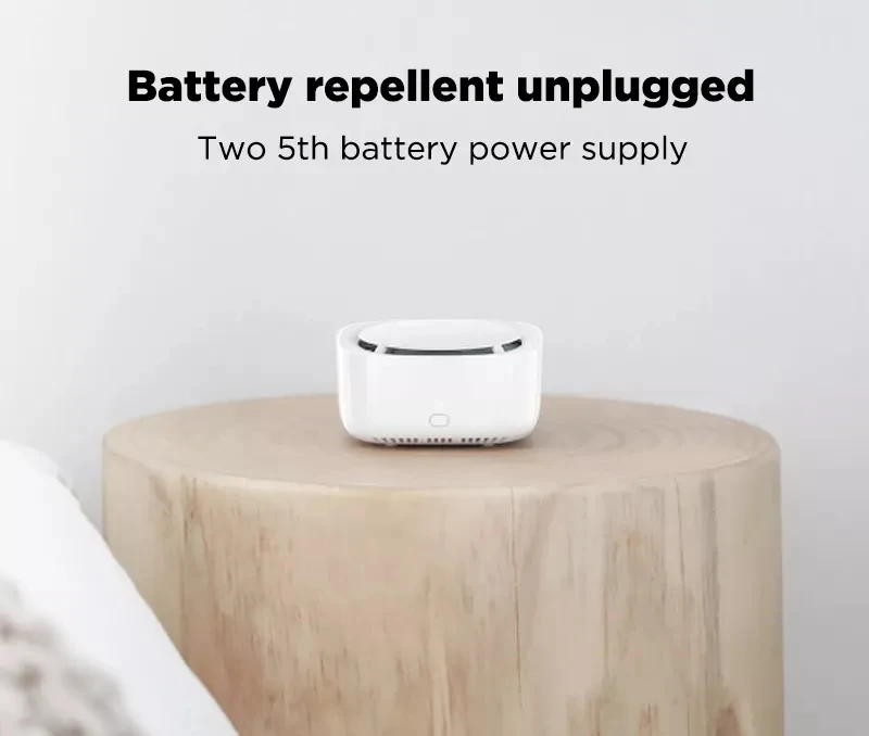 In Stock Xiaomi Mijia Mosquito Repellent Killer smart Version Timing No Heating Fan Drive with led light Work in Mihome app