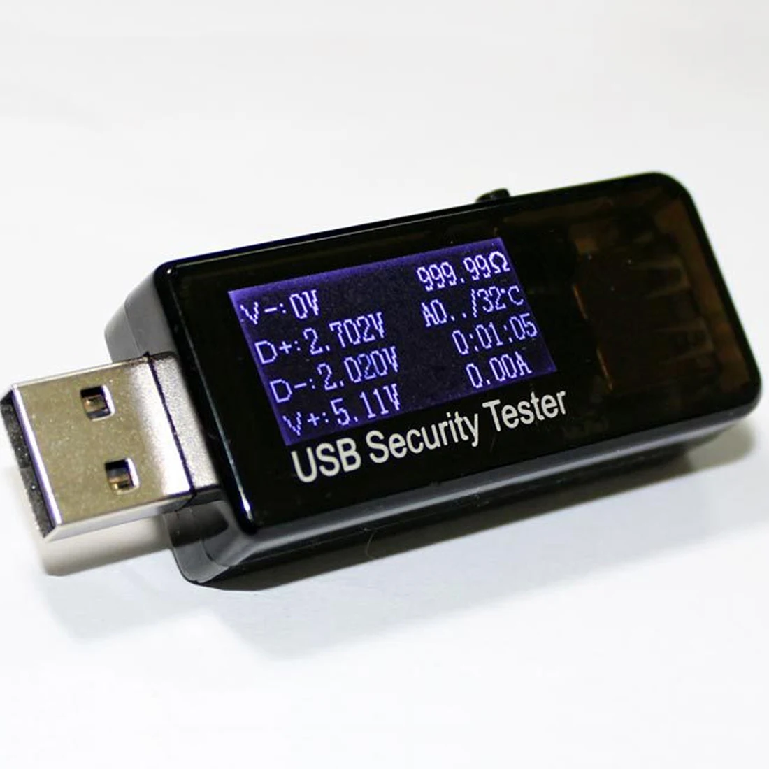 USB Тестер Цифровой диспплей ток Напряжение Зарядное устройство Ёмкость доктор Мощность банк Вольтметр 3 V-30 V 5A