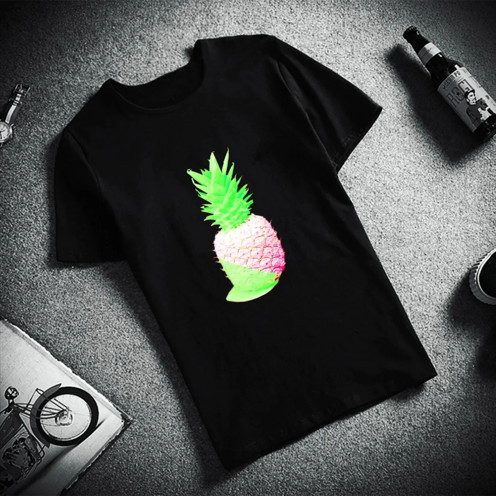 

Skipoem Funny Tshirt Women Cartoon Fruits Xmas Custom Cotton O Neck T Shirt Plus Size Short Sleeve Brand Female T-Shirt Femme