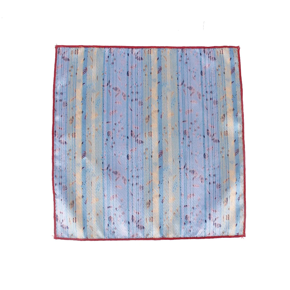 Модные носовой платок из полиэстера квадратный платок с цветами для свадьбы 24 см * 24 см Платки для Для мужчин Брендовые костюмы карман