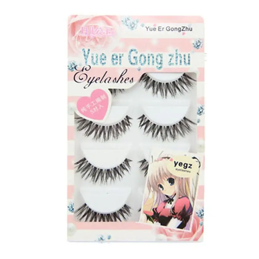 

5 Pairs Crisscross False Eyelashes Lashes Voluminous 3d eyelash extensions extension de cil colorees handmade false eyelashes