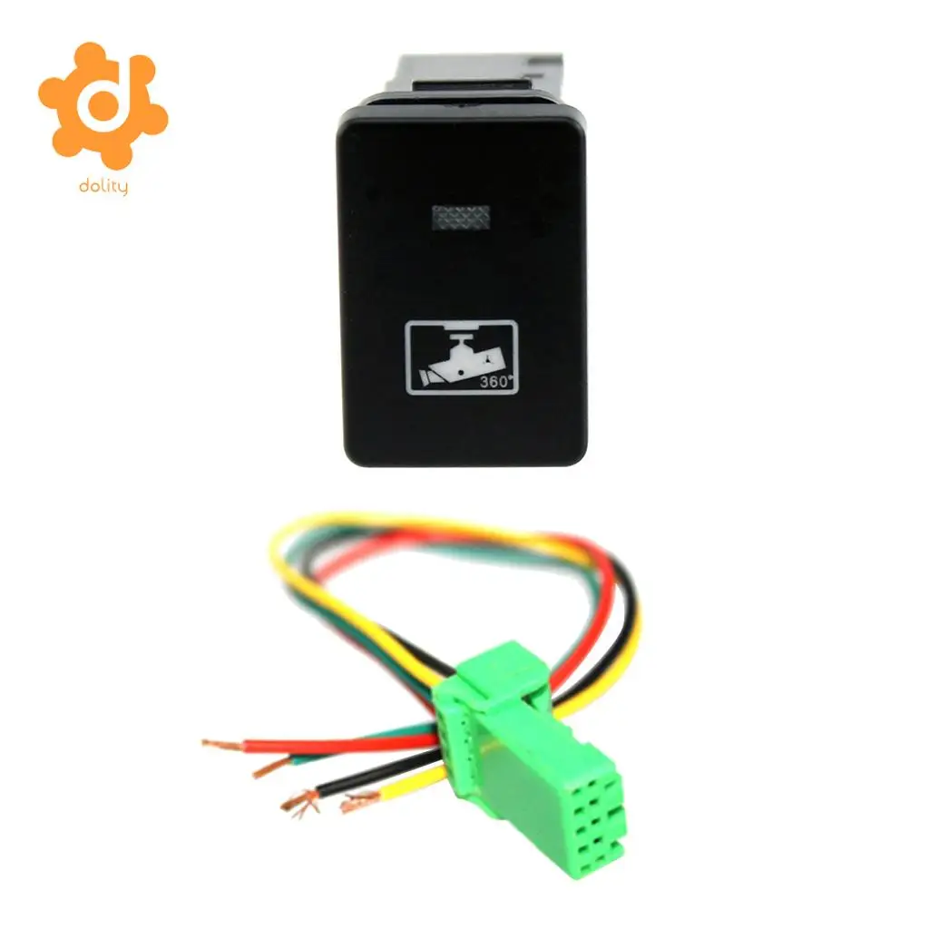 4-Pole Push Button Switch with Driving Recorder Symbol for Toyota Camry  
