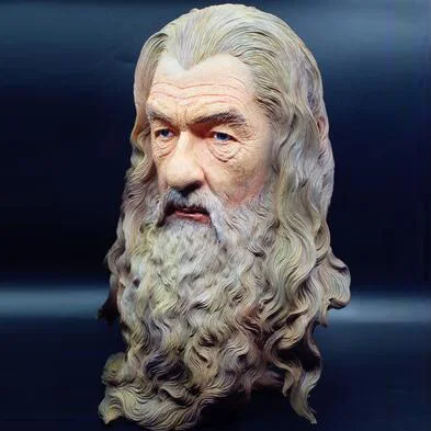 Дропшиппинг LOTR The Gandalf фигура Смола Бюст Статуя Скульптура Кольца Хоббит Косплей домашний Декор подарок 2 цвета на выбор - Цвет: colorful