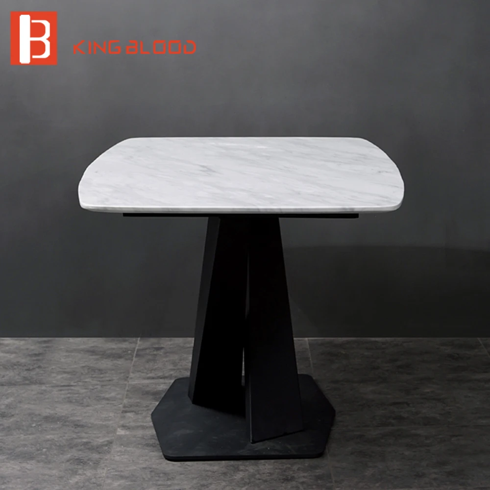 home furniture general use and living room marble dining table set