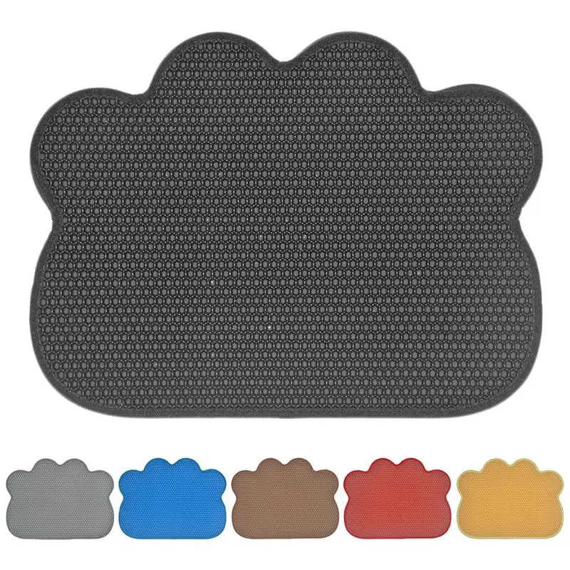 

1PC Solid Pet Dog Cat Litter Mat Puppy Kitty Dish Feeding Bowl Placemat Tray Tidy Easy Cleaning Sleeping Pad