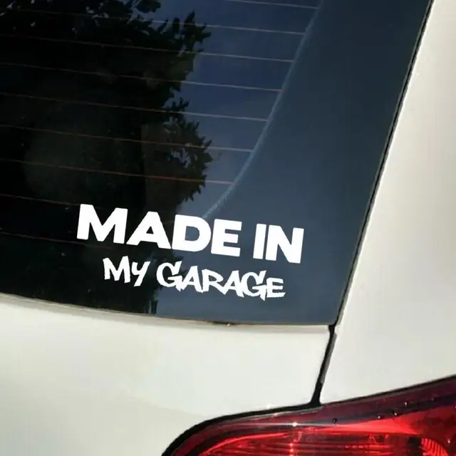 Car Warning Stickers Decor Reflective Car Sticker Made In My Garage Letter Car Sticker Stylish Decals Diy Funny Words Cool Man Car Warning Stickers Decor Reflective Car Sticker Made In My Garage Letter Car Sticker Stylish Decals Diy Funny Words Cool Man