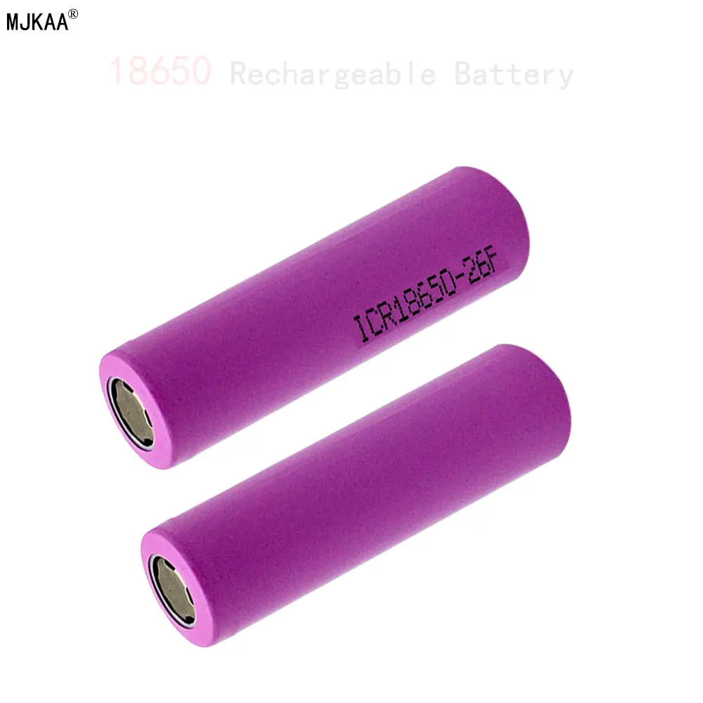 

12pcs Original 18650 Battery 3.7V 2600mAh Rechargeable li-ion battery for Power Bank Led flashlight battery 18650