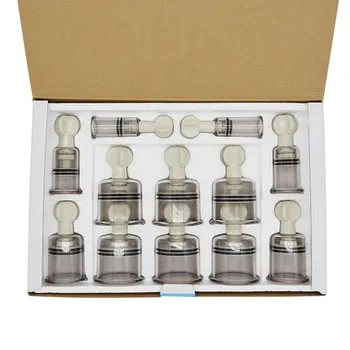 

8/12 pcs acupuncture massage hand twist suction cup gas tank vacuum hand-cranked suction cupping