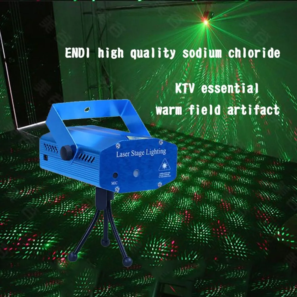 

Magic Led Stage Lamp Disco Red Green Laser Light Sound Control Laser Projector Lights DJ KTV Home Xmas Party LED Stage Lighting
