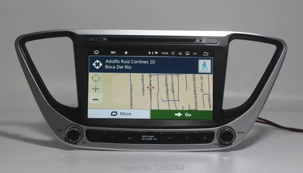 Cheap Quad Core 2G RAM 1024*600 Android 9.0 Car DVD GPS Navigation for Hyundai Verna Solaris 2017 Car Radio Stereo Bluetooth WIFI 3G 8