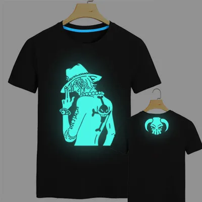 One Piece Luffy Zoro fluorescent T Shirt