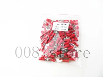 

MDD1.25-250 male Insulated Spade Quick Connector Terminals Crimp Terminal AWG MDD1-250 100PCS/Pack MDD