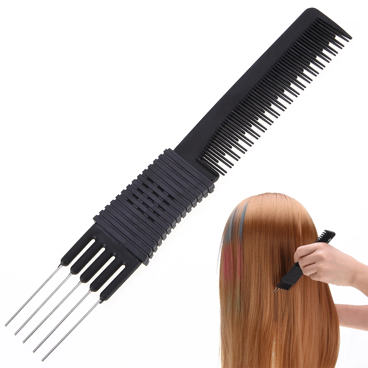 Buy 2 Way Dual Ends Plastic Metal Hair Dye Coloring