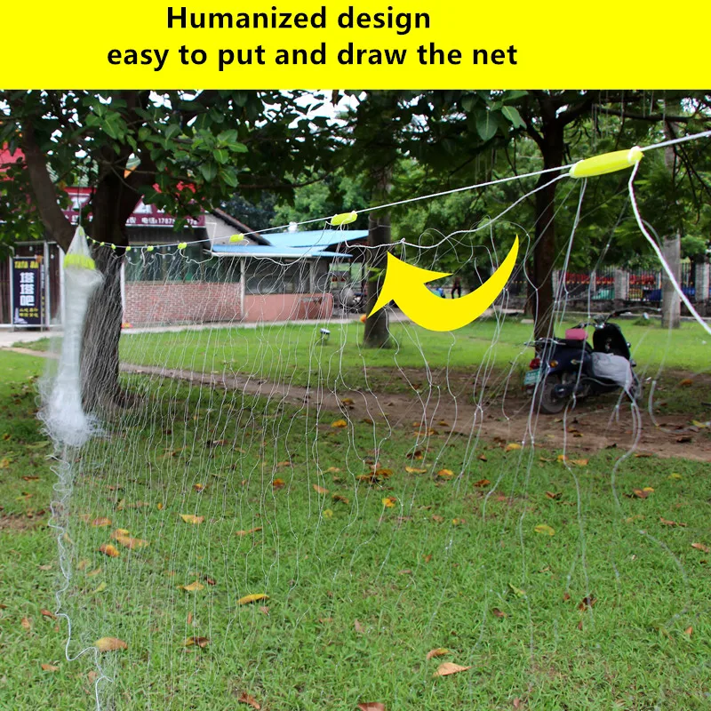 depth1.5m-2m lenght 100m 3 layer fishing net sink net gill net fishing network fishing tool outdoor Accessories rede de pesca