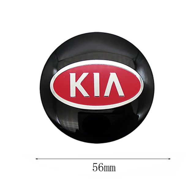 4Pcs Car 56mm sticker Wheel Center Hub Caps Decals For KIA Cerato Sportage R K2 K3 K5 Sorento Sportage R Rio Soul accessories 4