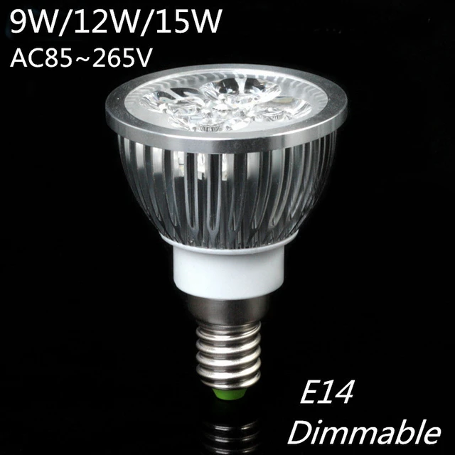 High Power Cree E14 Gu10 9w 12w 15w 220v 230v 110v Dimmable Led Spot Light Lights Downlight Lighting Free Shipping - Led Bulbs & Tubes - AliExpress