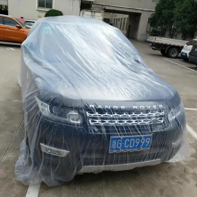 Чехол для автомобиля Dragonpad 3 размера пленка LDPE улицы прозрачный одноразовый