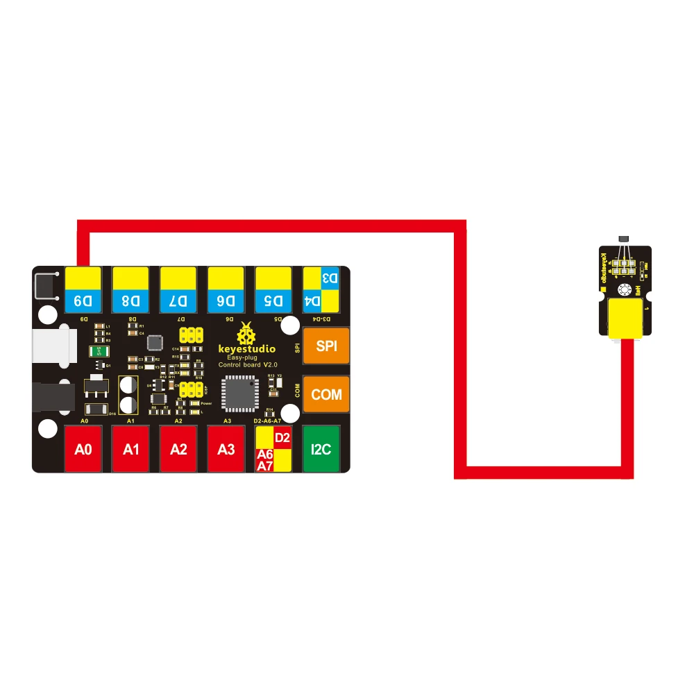 Keyestudio RJ11 EASY plug зал Магнитный сенсор модуль для Arduino пара