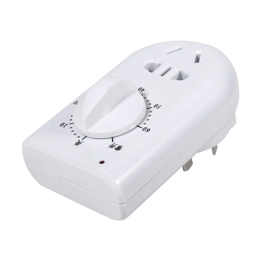 1Pc AC 220V 10A Electronic Digital 60Min Countdown Control Wall Plug
