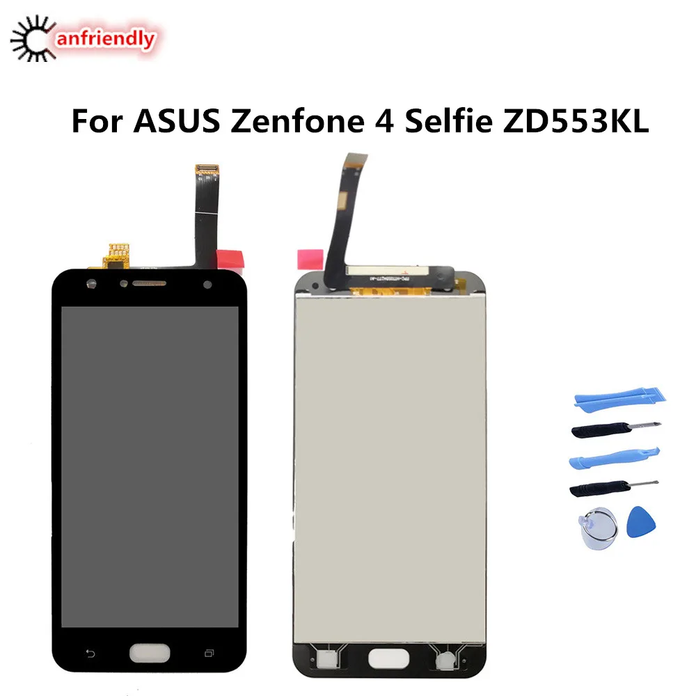Для ASUS Zenfone 4 Selfie ZD553KL ЖК-дисплей + сенсорный экран ремонт дигитайзер в сборе