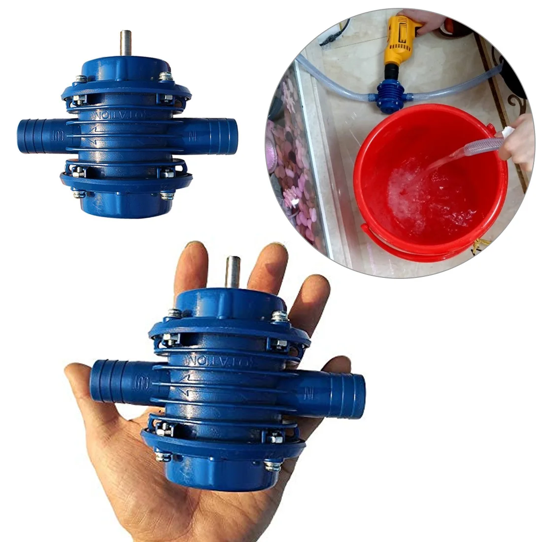 

Electric Drill Water Pump Gardening Tools Micro Submersibles Ultra Centrifugal Pump Duty Self-Priming Hand