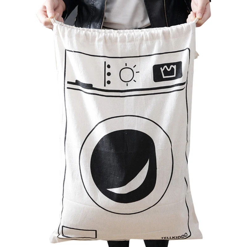 

Multifunction Large Capacity Storage Canvas Bags Batman Bear Pattern Laundry Bag Pouch,Kids Toys Storage Bag Room Organize Bags