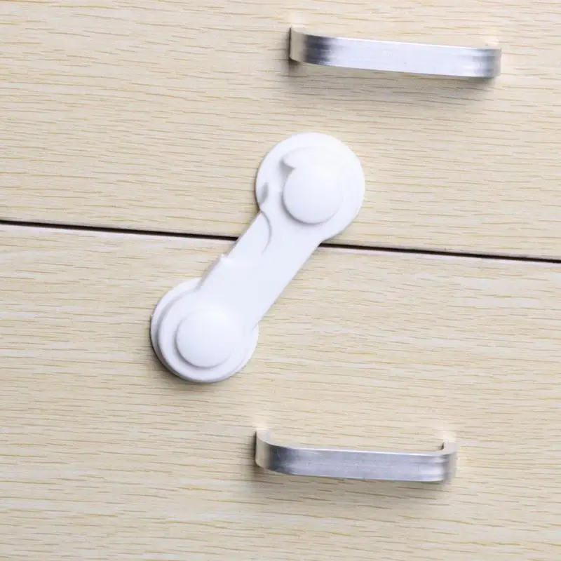 5 Pcs Baby Children Cupboard Cabinet Safety Locks Proofing Door Drawer Fridg
