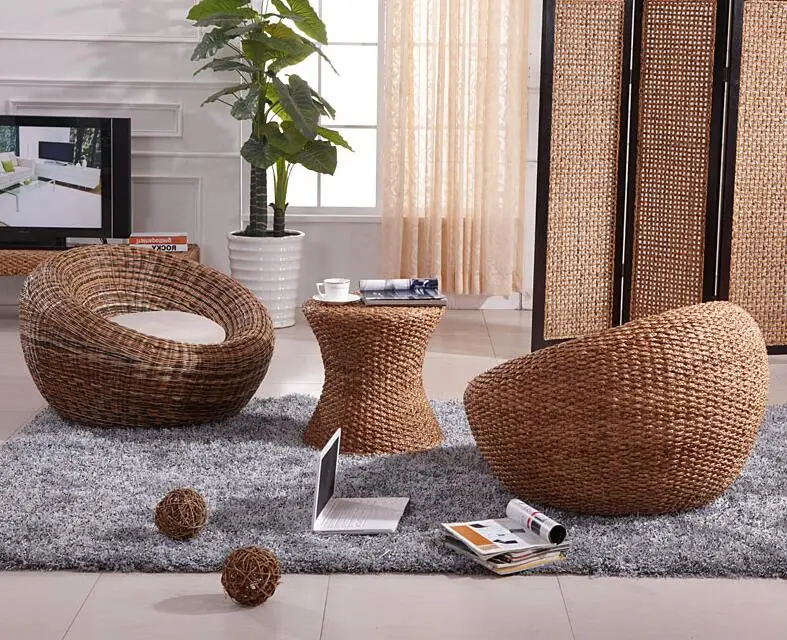 2018 new style design ratten sofa living room furniture ...