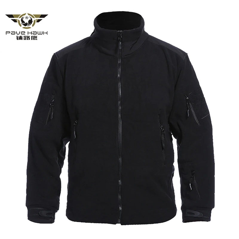 

Winter Fleece Jacket Men Warm Polar Army Military Tactical Coats Multiple Pocket Outerwear Casual Thermal Hoodie Jackets Coats