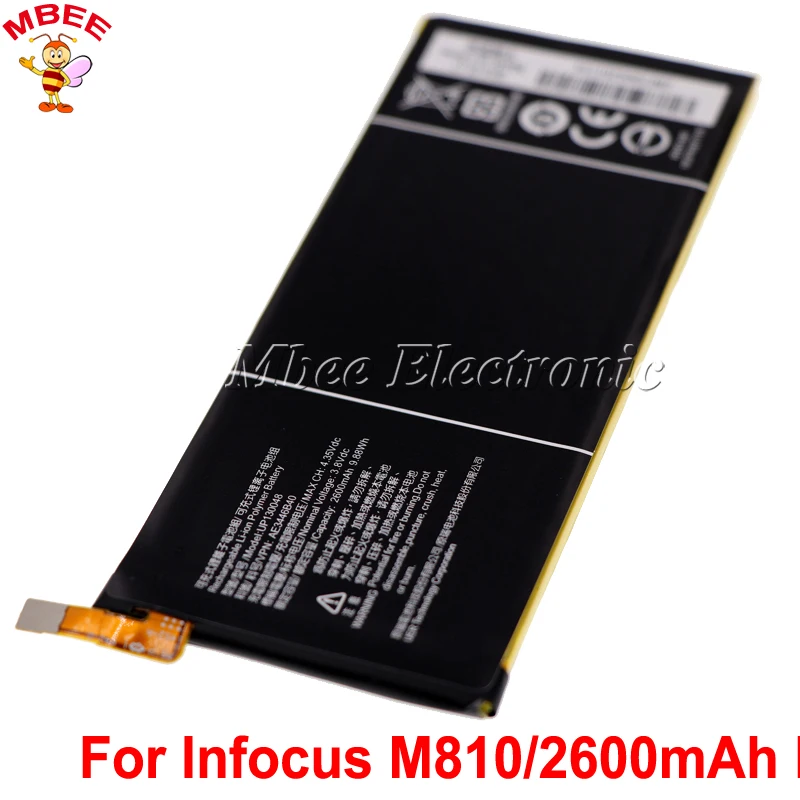 2600 мА/ч UP130048 Батарея Защитная пленка для Infocus M810 M810T M810U мА/ч. аккумулятор