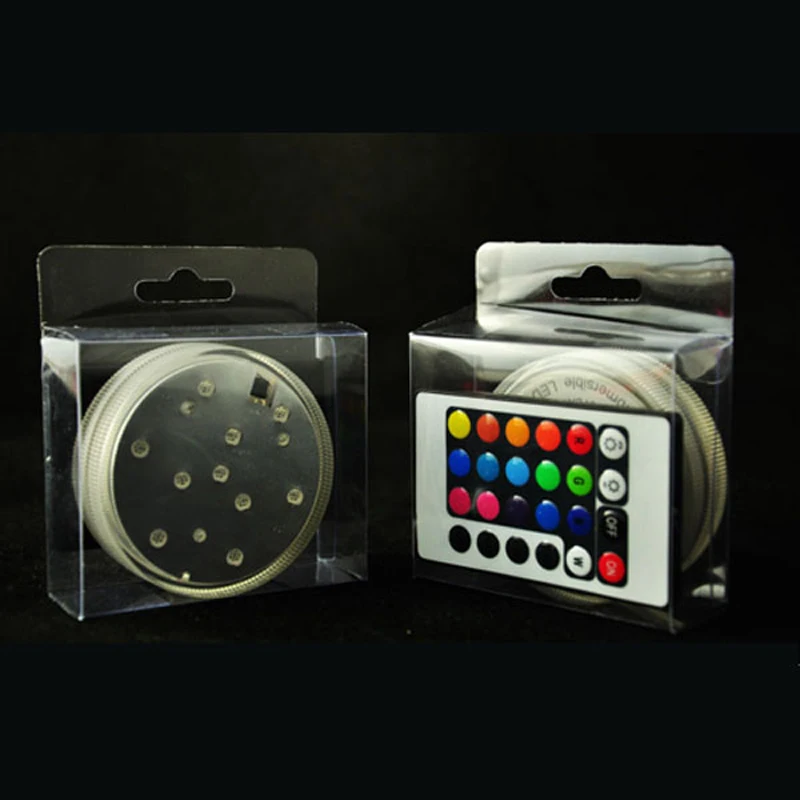 

(100 Pieces/lot) Glass hookah shisha LED Light Accessories Battery Operated lights with remote control