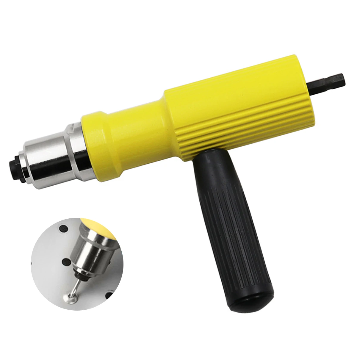

Electric Rivet Nut Gun Riveting Tool Cordless Riveting Drill Adapter Insert Nut Tool